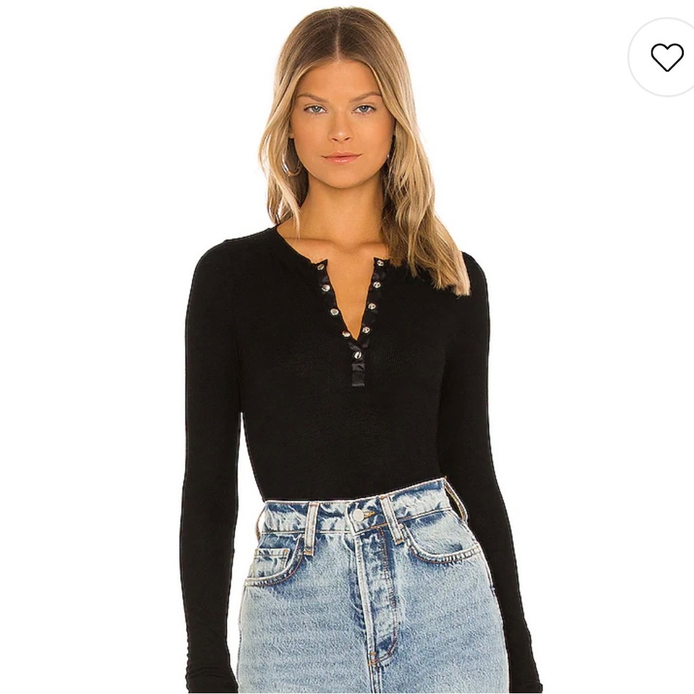 Free People Women's One of The Girls Henley(WORN ONLY ONCE)